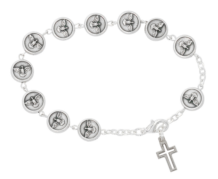 (BR386) METAL HOLY SPIRIT RSRY BRAC