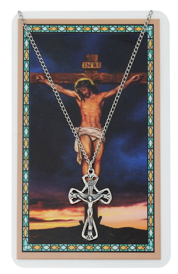 (PSD8030) CRUCIFIX ON 18" CHAIN WITH HOL