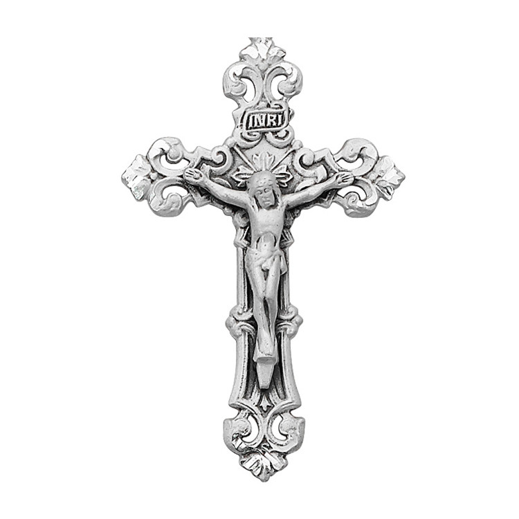 (L5014X) SS CRUCIFIX BULK MEDAL ONLY.