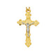 (HT5017X) PWTR, CRUCIFIX , GP ,TWO TONE