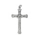 (S5008X) SILVER OX CRUCIFIX