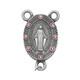 (2068D-RS) PEWT CENTER W/ROSE STONES