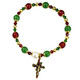(B1051C) RED & GREEN CHRISTMAS STRETCH