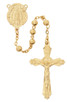 (1-5JF) 4MM G/SS GUADALUPE ROSARY