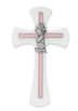 (73-76) 7" PINK GIRL CROSS ON WHITE