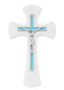 (73-82) 7" WHITE CROSS WITH BLUE CRUCI