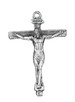 (D8094C) SILVER OX CRUCIFIX ON CORD