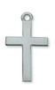 (D6041C) PEWTER CROSS WITH 24" CHAIN