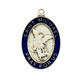 (D820) 24"CH PEWTER ST MICHAEL EPOXY
