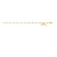 (BR175H) GP PEW CRYSTAL STONE BRACELET