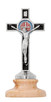 (47-09) STANDING SILVER ST. BENE WITH