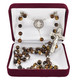 (R1032LF) SS TIGER EYE ST. BENEDICT RSR