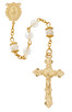 (R1028HG) GP 6MM TIN CUT CRYSTAL ROSARY