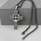 (RC117) TITANIUM CELTIC CROSS WITH 22"