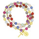 (B1075C) TWISTABLE MULTI-COLOR ROSARY