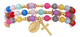 (B1075C) TWISTABLE MULTI-COLOR ROSARY