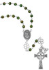 (P674R) 6MM GREEN IRISH ROSARY