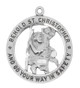(AN2514) 24" CH PEW ST. CHRISTOPHER