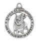 (AN604) 20" CH PEW ST. CHRISTOPHER