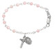 (B25D) 5 1/2" PINK BABY BRACELET