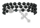 (BR630C) BLACK AGATE TWISTABLE BRACELET