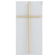 (C510) 10" PLAIN SOLID BRASS CROSS