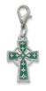 (CL8083E) ENAMEL CELTIC CROSS CLIP CHARM