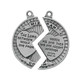 (D237) PEWTER 2PC MIZPAH SET