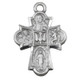 (D2410C) PEWTER 4WAY MEDAL 24"CH&CARD