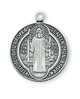 (D434) PEWTER ST BENEDICT MEDAL