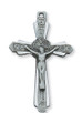 (D6004) PEWTER CRUCIFIX 24" CH/BX