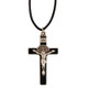 (D9078LC) PEWTER ST BENEDICT ON CORD