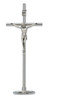(133-32) 6.5" STANDING METAL CRUCIFIX