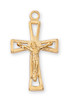 (J7005) 16-18" CH G/SS CRUCIFIX 