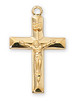 (J8010) 18" CH G/SS CRUCIFIX 