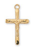 (J8013) 16-18" CH G/SS CRUCIFIX 