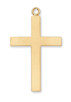 (J8020) 24" CH G/SS LORDS PRAYER CROSS