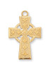 (J8083) 18" CH G/SS CELTIC CROSS