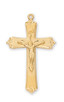 (J9027) 18" CH G/SS CRUCIFIX
