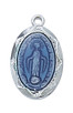 (L1203MIB) 16" CH SS BLUE MIRAC MEDAL.