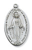 (L315MI) 24" CH SS MIRACULOUS MEDAL 