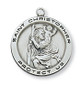 (L515CH) 18" CH SS ST. CHRISTOPHER