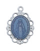 (L576) 18" CH SS BLU MIRAC MEDAL.