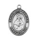 (L683PE) 18" CH SS ST. PEREGRINE MEDAL