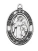 (L684RH) 24" CH SS ST RAPHAEL MEDAL