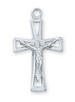 (L7005) 18" CH SS CRUCIFIX 