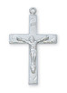 (L7027) 18" CH SS CRUCIFIX