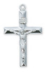 (L8011) 24" CH SS CRUCIFIX 