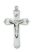 (L9027) 18" CH SS CRUCIFIX 