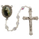 (R189DF) 6MM CRYSTAL ST. CLARE ROSARY